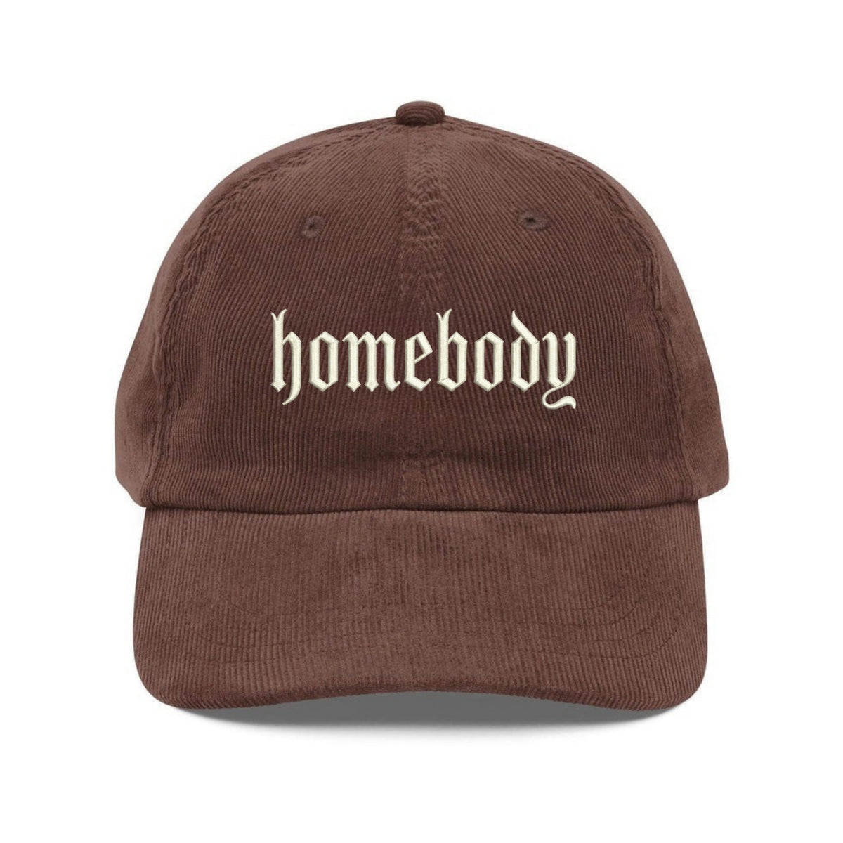 Custom Embroidered Homebody Hat - Cozy Minimalist Dad Cap