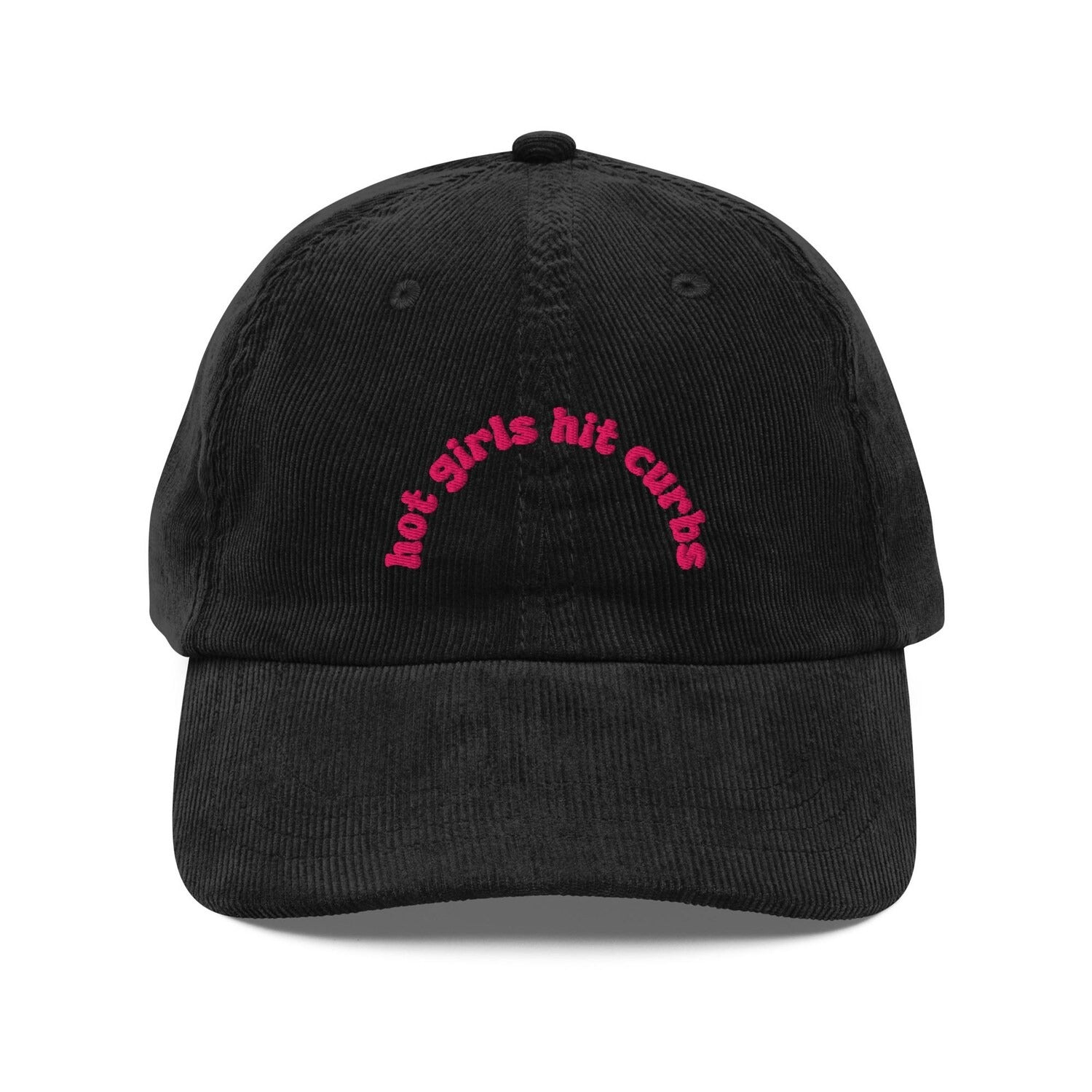 Custom Embroidered Hot Girls Hit Curbs Funny Hat V3