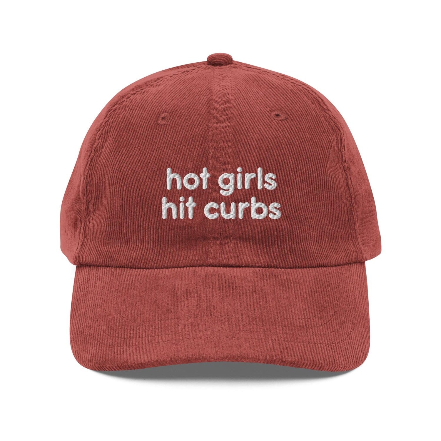Custom Embroidered Hot Girls Hit Curbs Hat V2