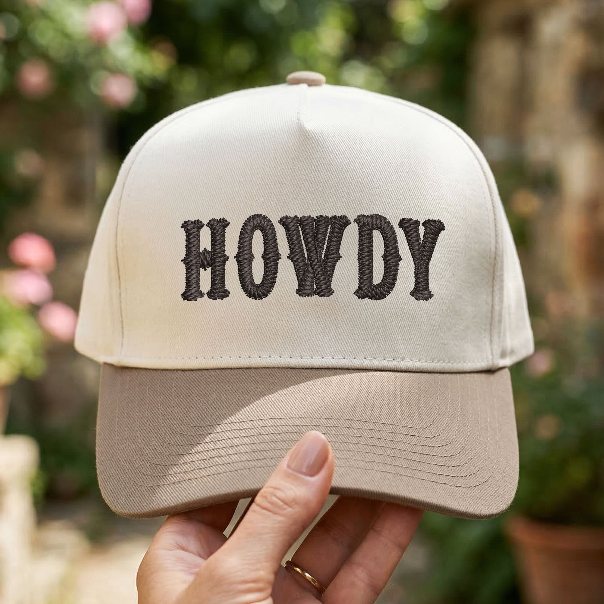 Custom Embroidered Howdy Snapback Hat