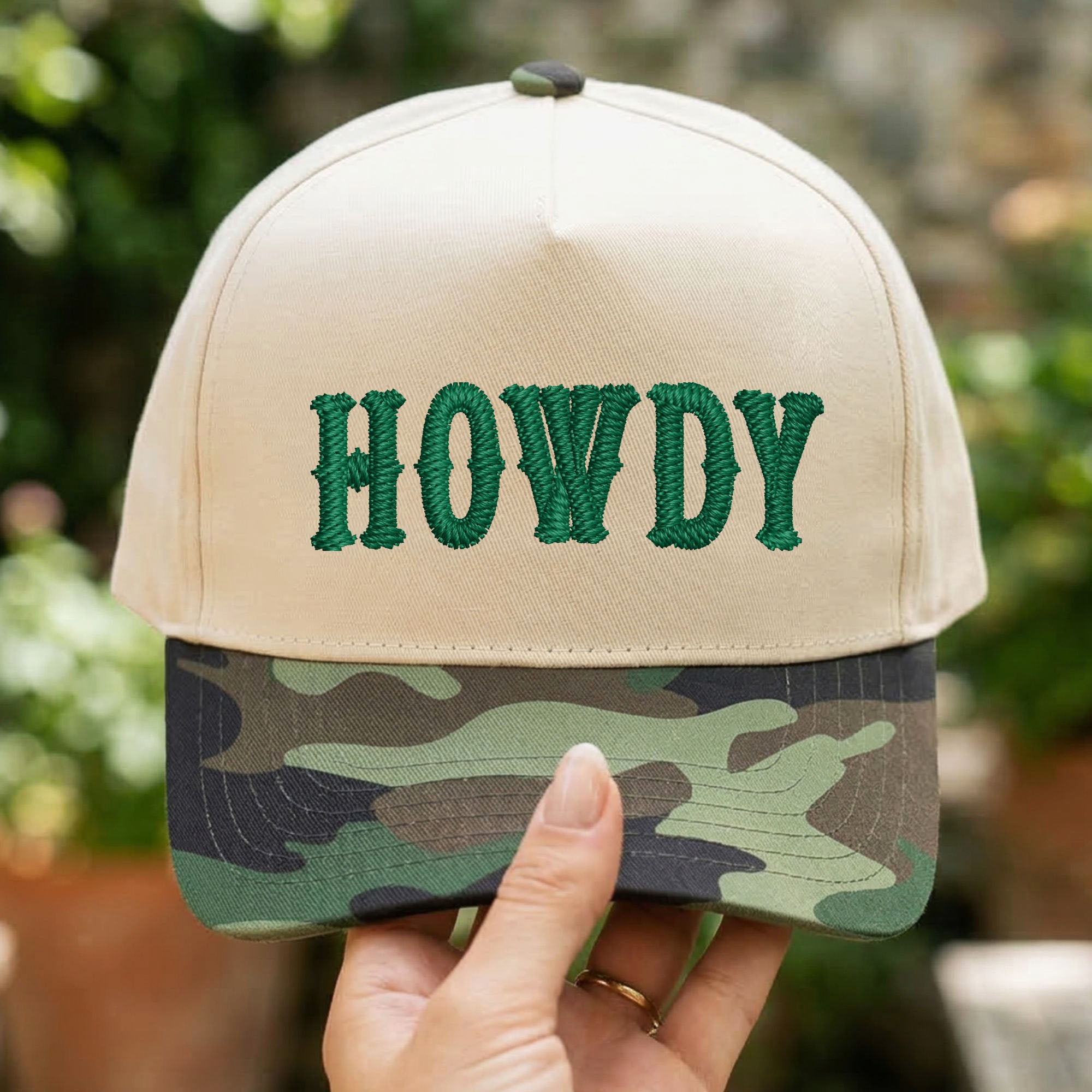 Custom Embroidered Howdy Snapback Hat