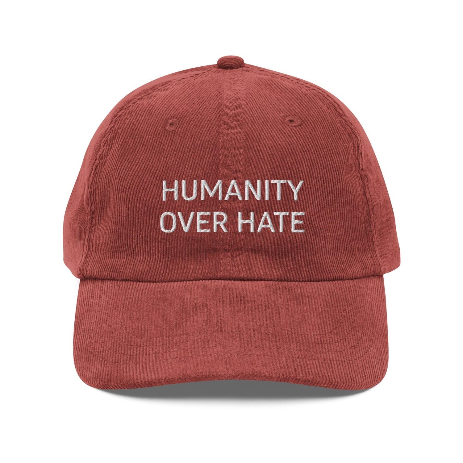 Custom Embroidered Humanity Over Hate Hat