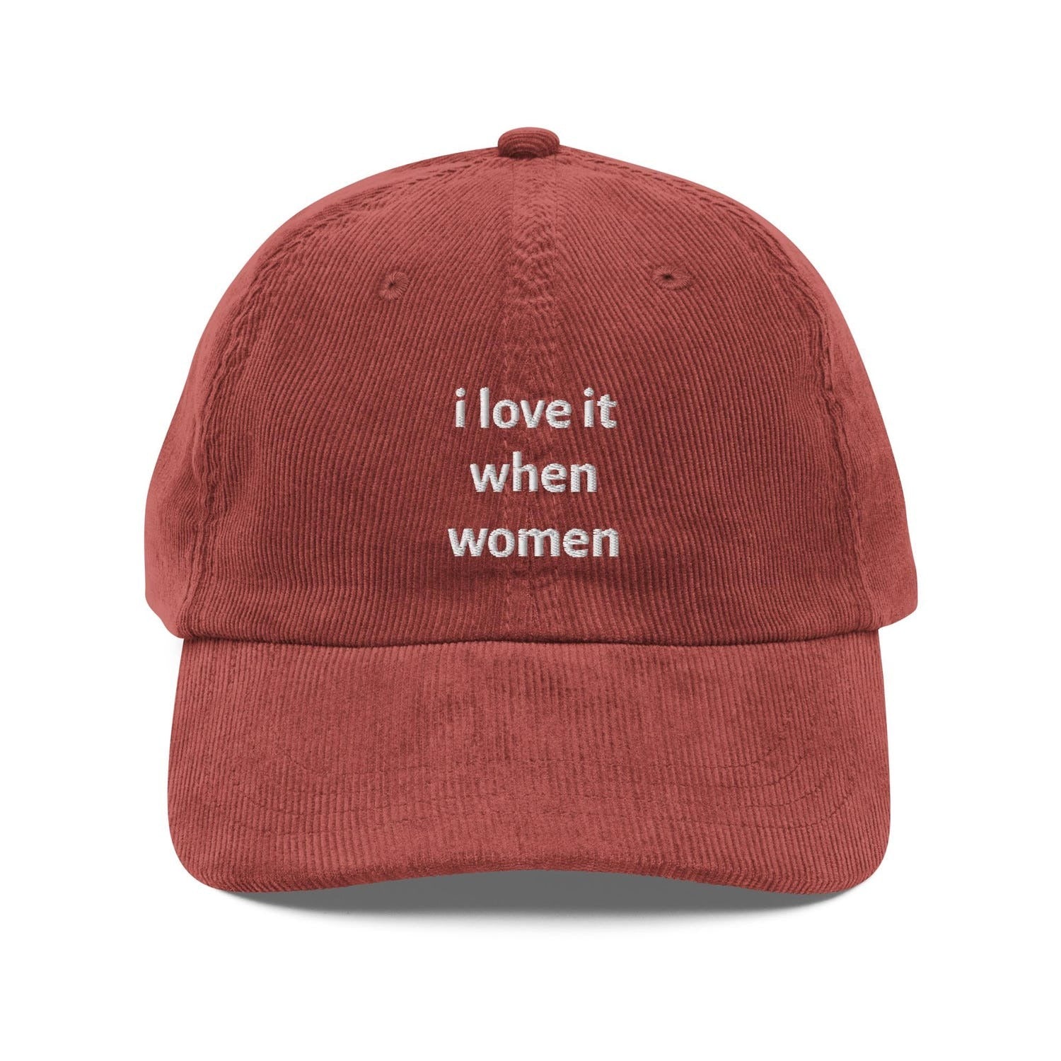 Custom Embroidered I Love It When Women Funny Hat