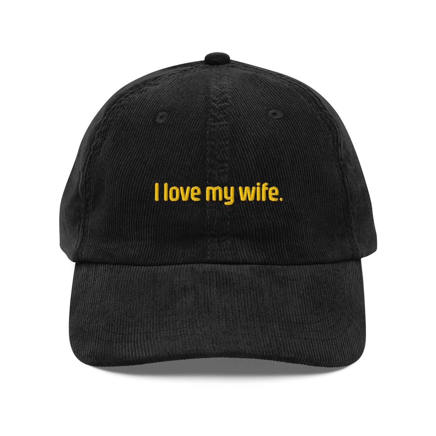 Custom Embroidered I Love My Wife Hat