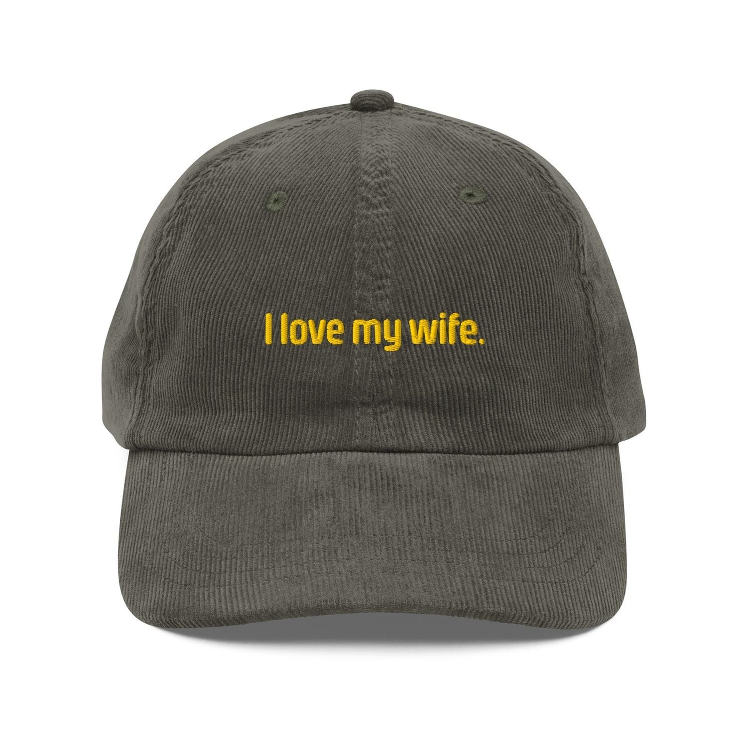 Custom Embroidered I Love My Wife Hat
