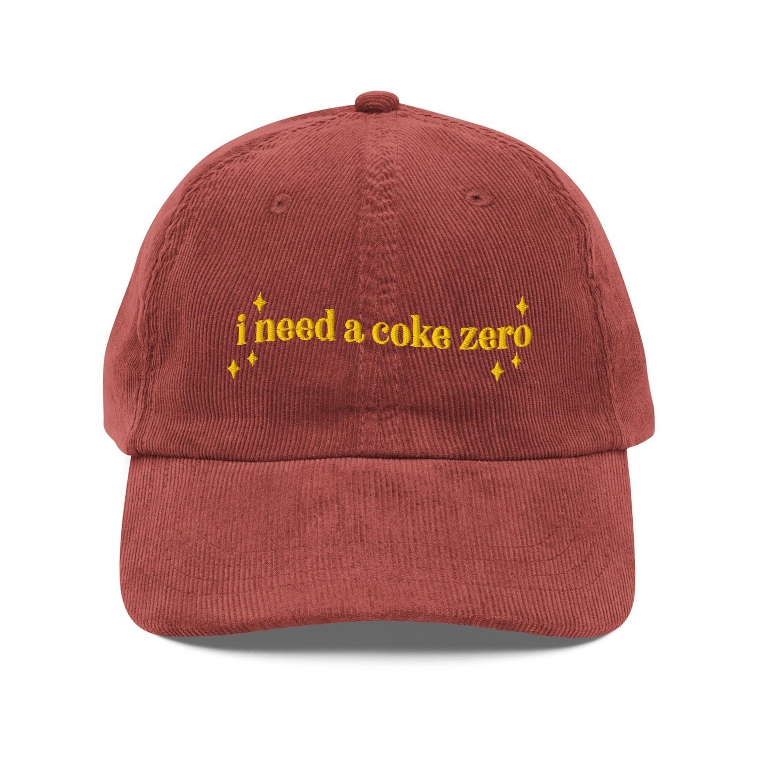 Custom Embroidered I Need A Coke Zero Hat