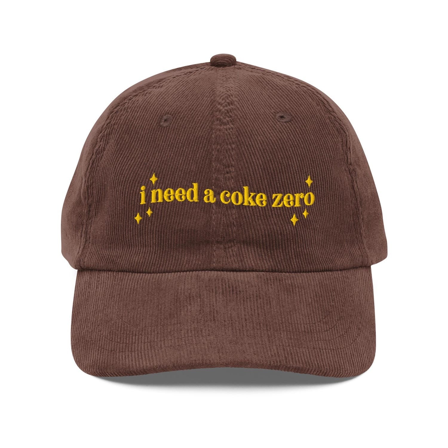 Custom Embroidered I Need A Coke Zero Hat