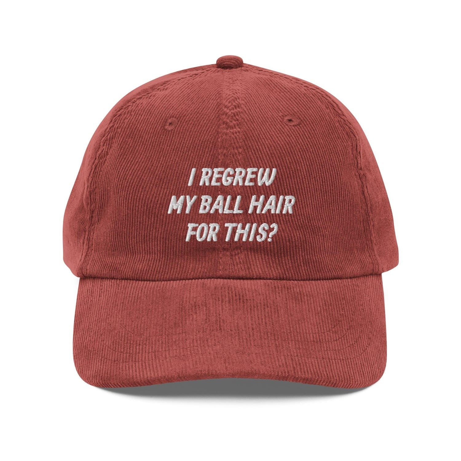 Custom Embroidered I Regrew My Ball Hair For This Hat