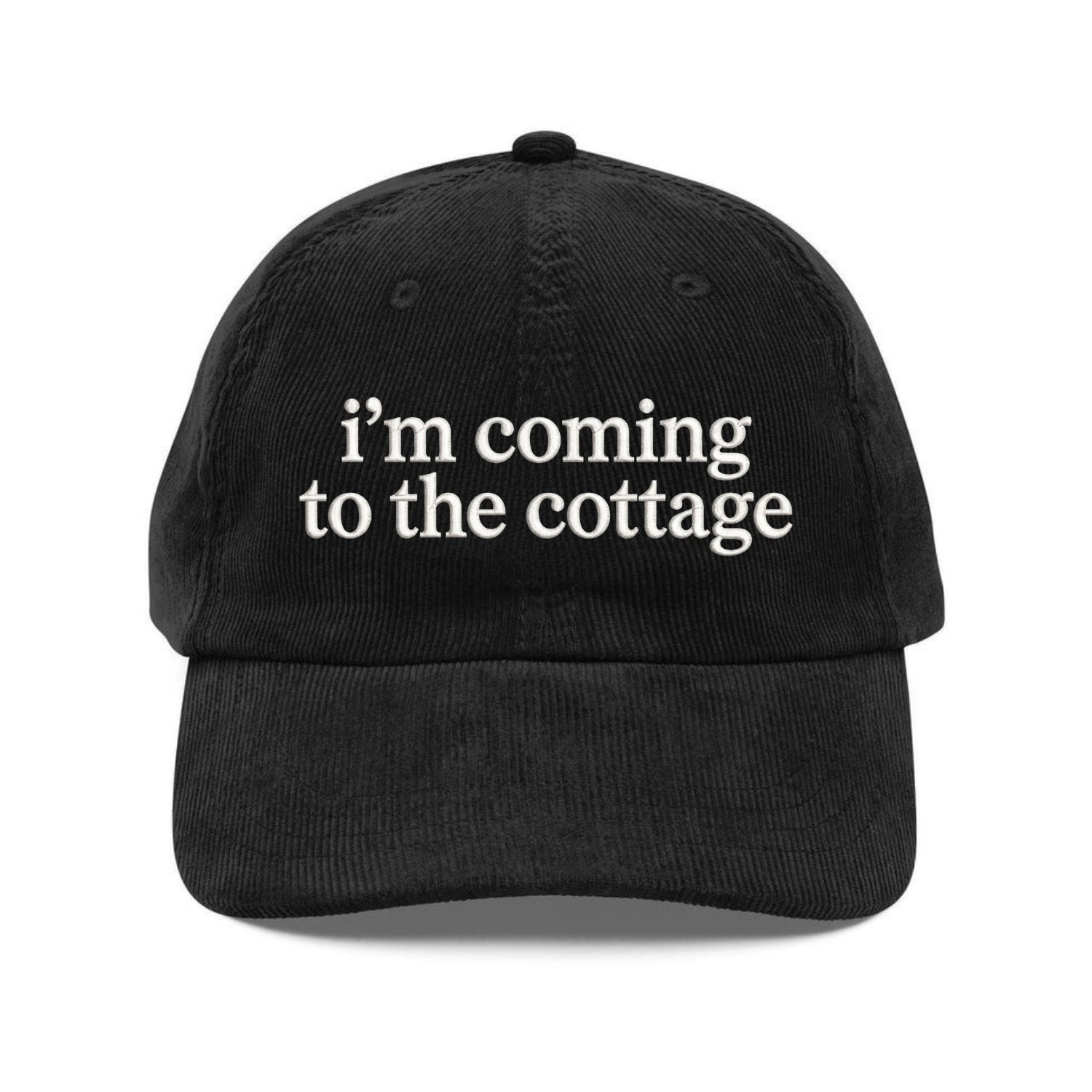 Custom Embroidered I’m Coming To The Cottage Hat - Hockey Fan Dad Cap