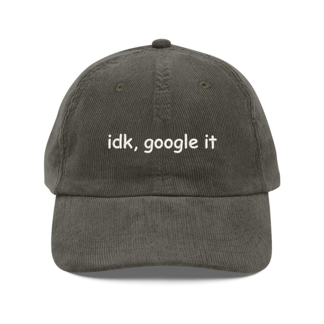 Custom Embroidered Idk Google It Hat - Funny Internet Geek Cap