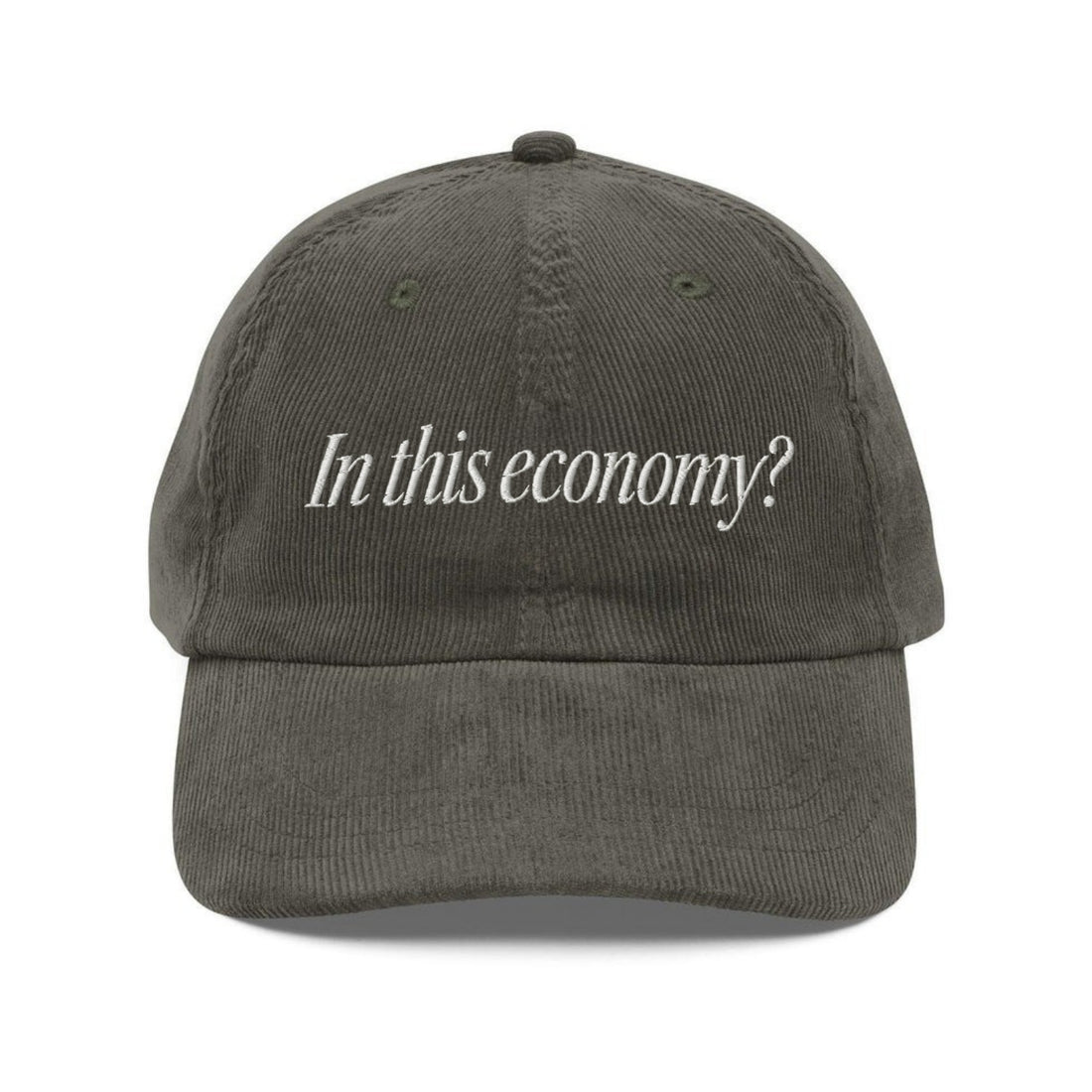 Custom Embroidered In This Economy Hat