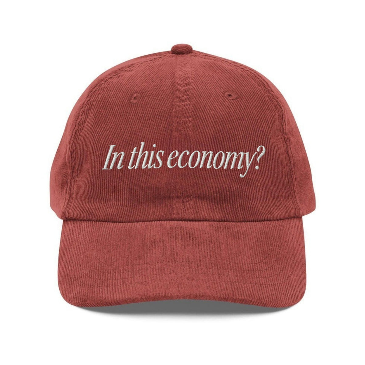 Custom Embroidered In This Economy Hat