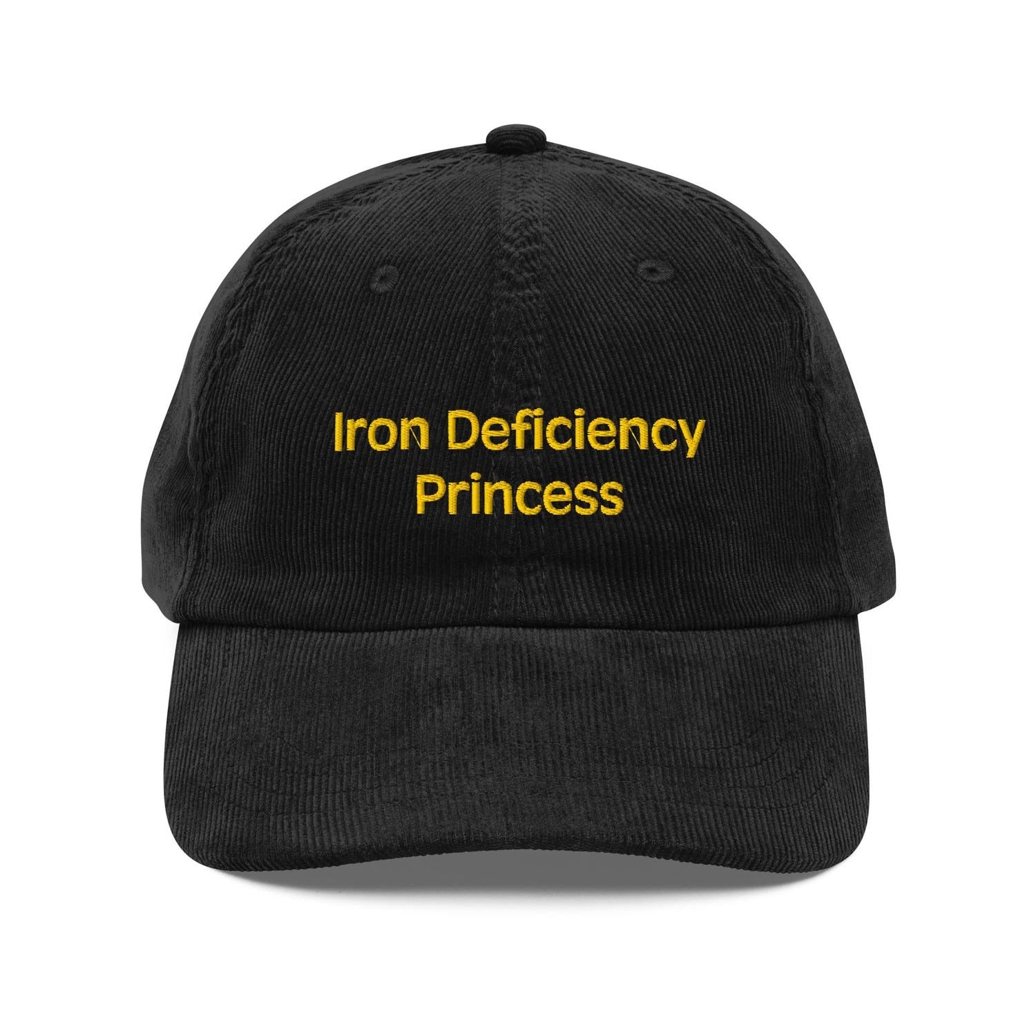 Custom Embroidered Iron Deficiency Princess Hat