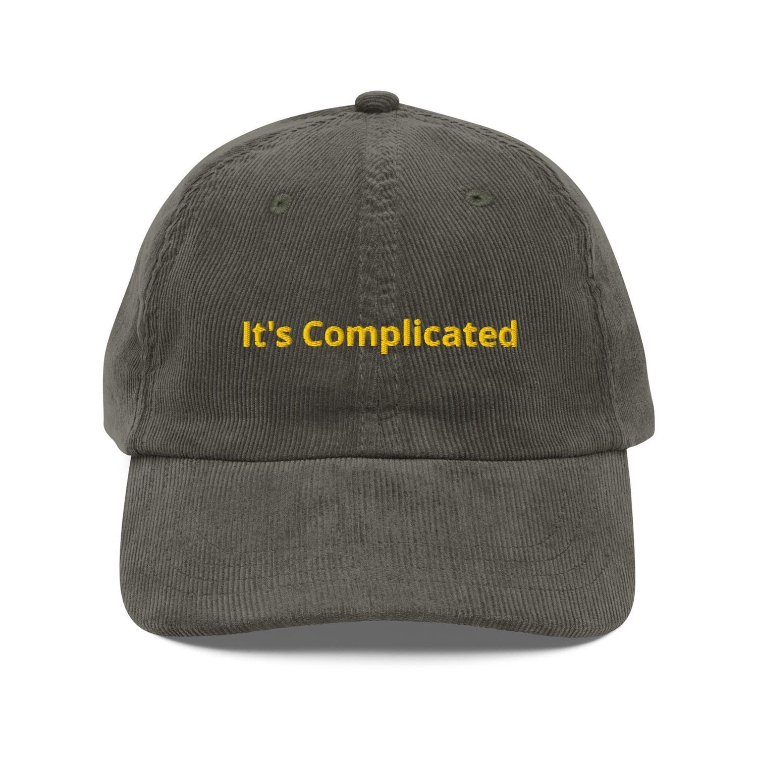 Custom Embroidered It's Complicated Funny Vintage Hat