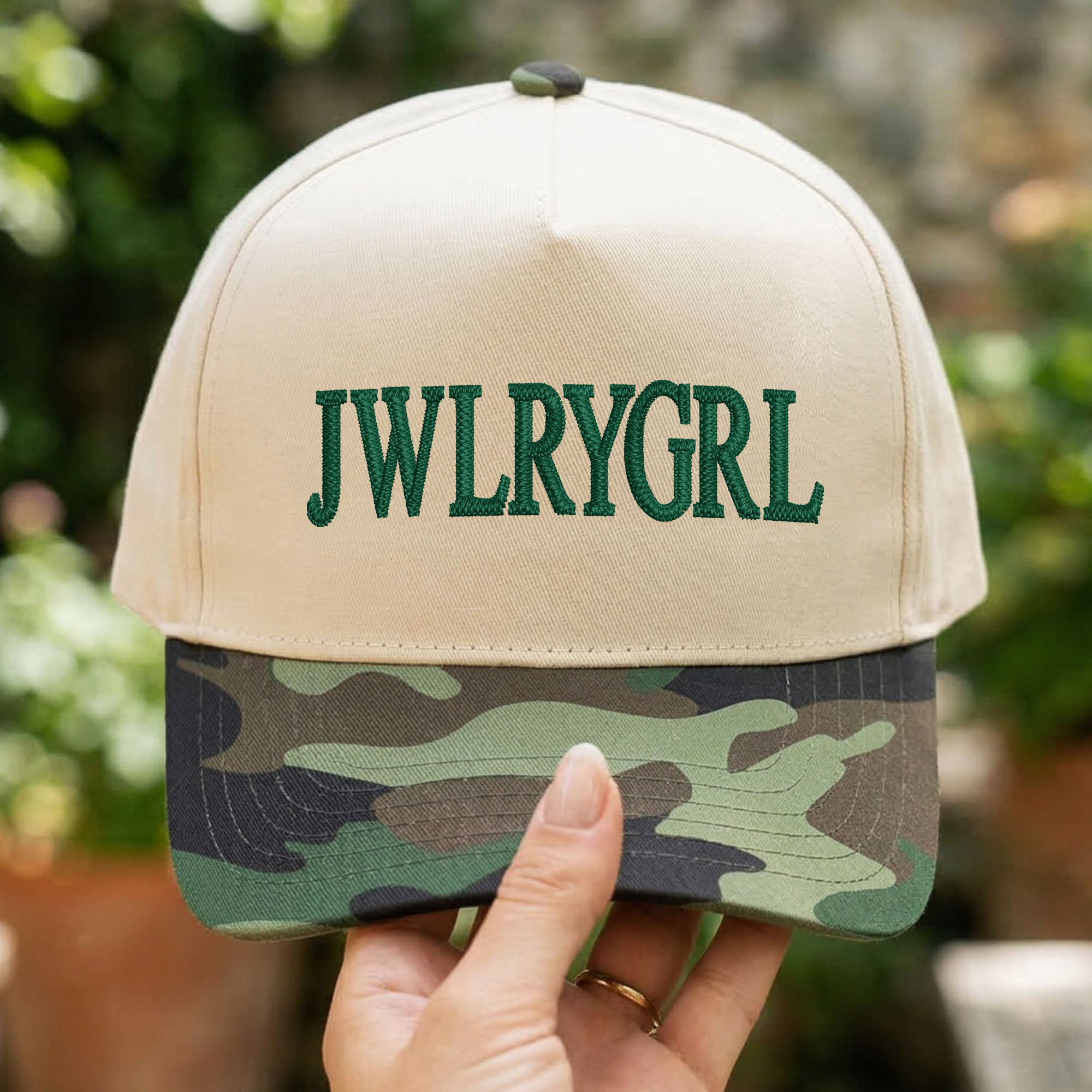 Custom Embroidered JWLRYGRL Snapback Hat
