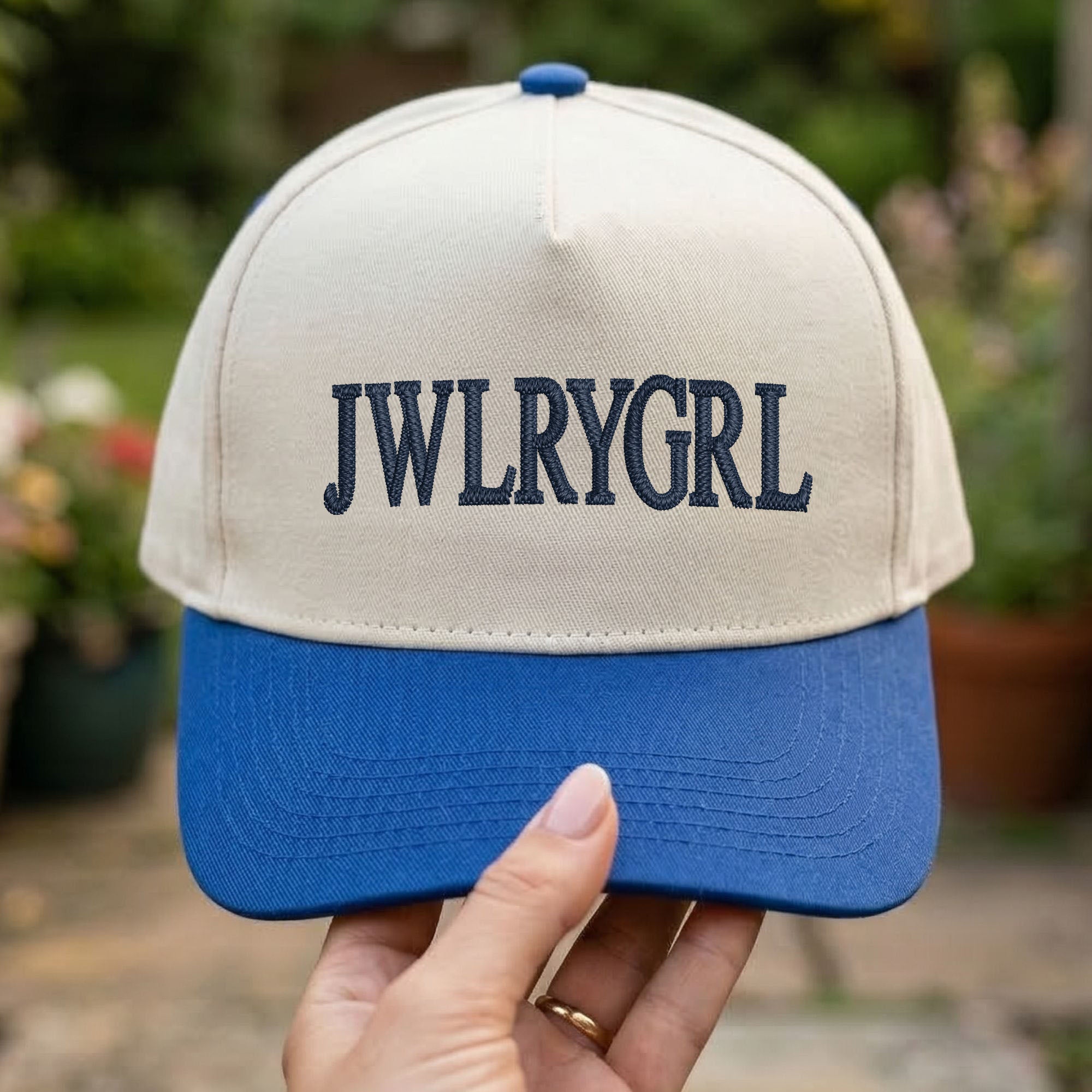 Custom Embroidered JWLRYGRL Snapback Hat
