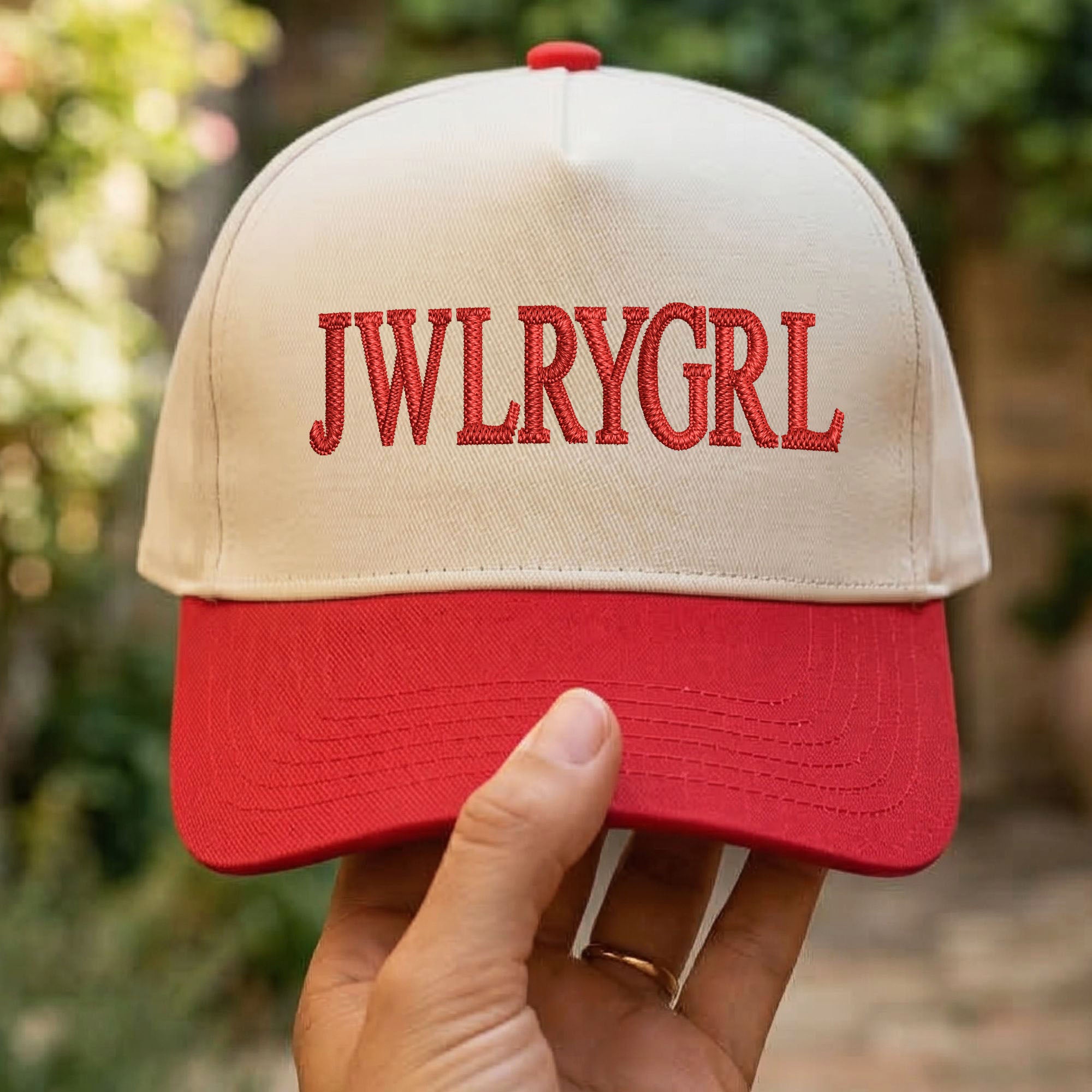 Custom Embroidered JWLRYGRL Snapback Hat