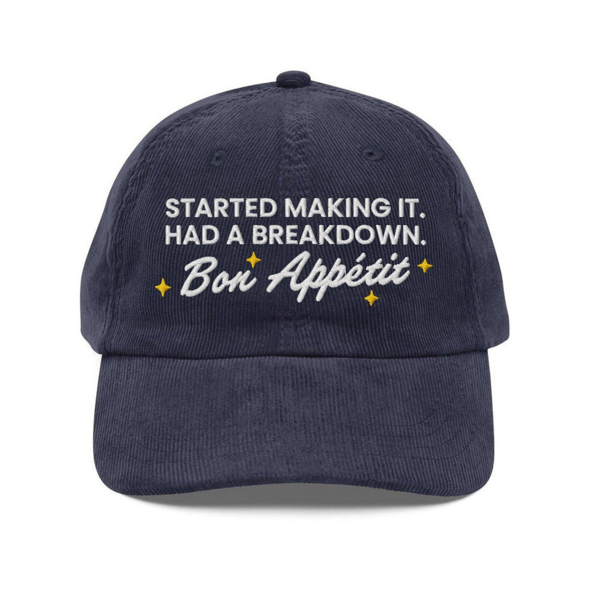 Custom Embroidered James Acaster Quote Hat