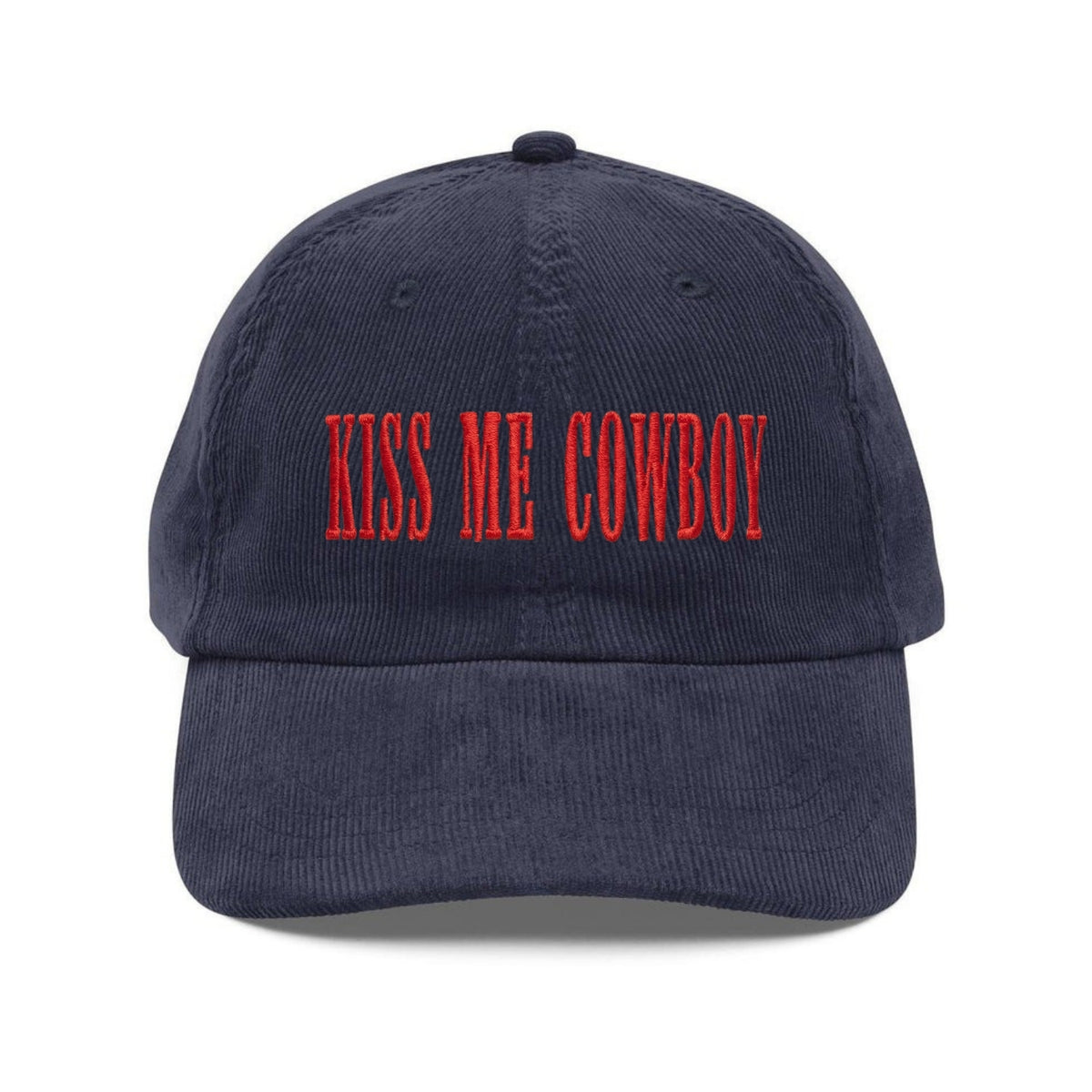 Custom Embroidered Kiss Me Cowboy Hat - Valentine Western Heart Cap