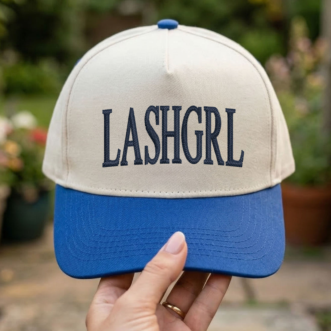 Custom Embroidered LASHGRL Snapback Hat