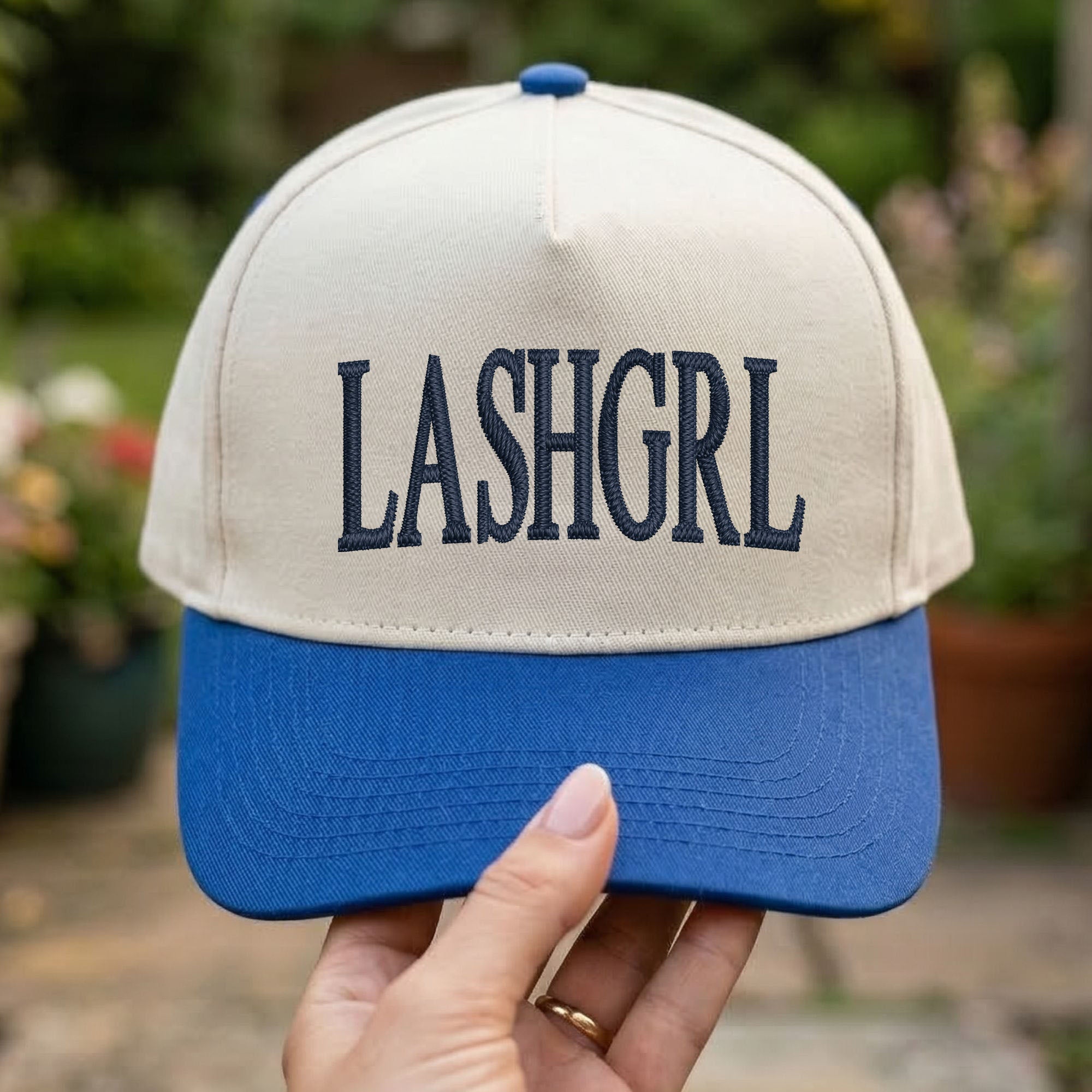 Custom Embroidered LASHGRL Snapback Hat