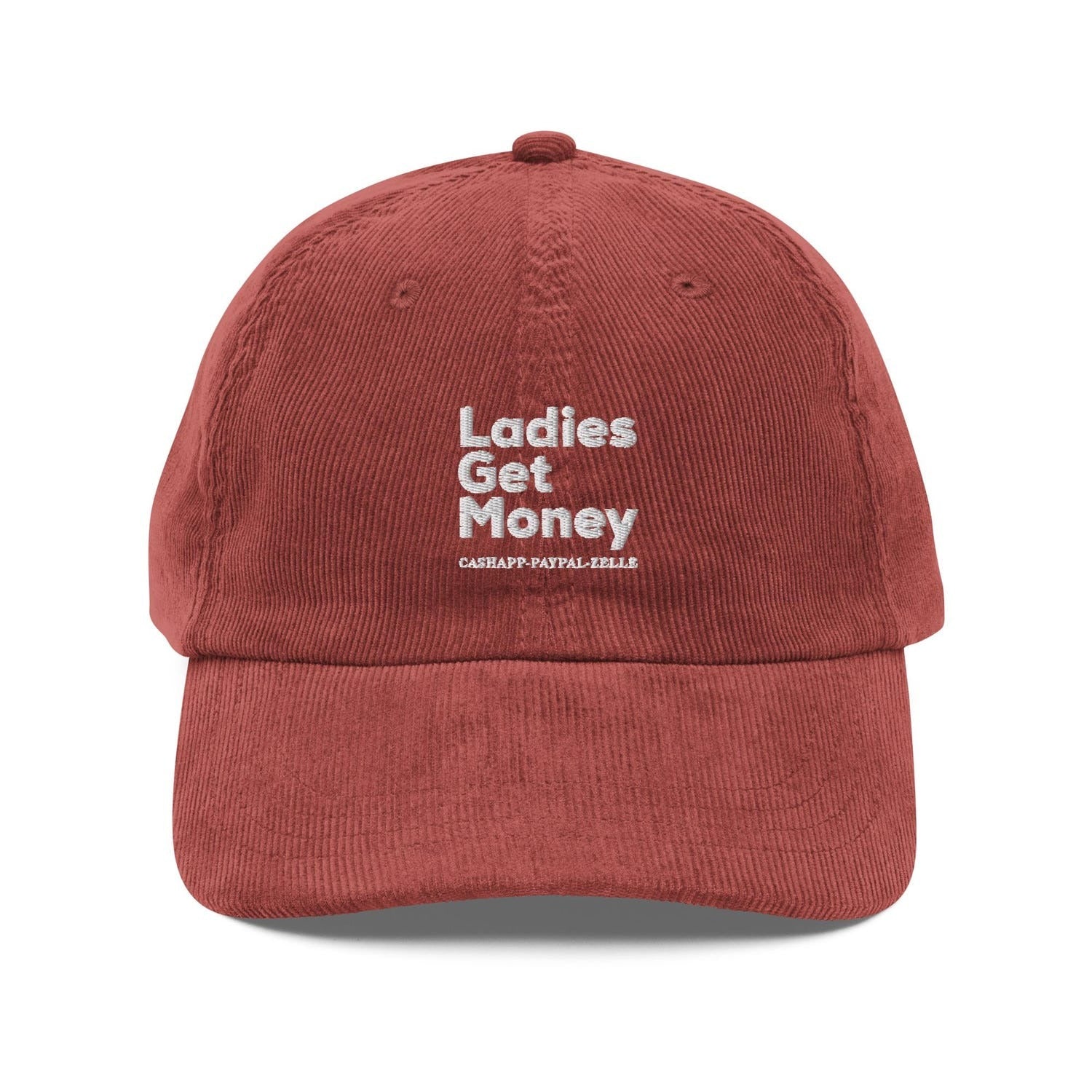 Custom Embroidered Ladies Get Money Unisex Distressed Hat