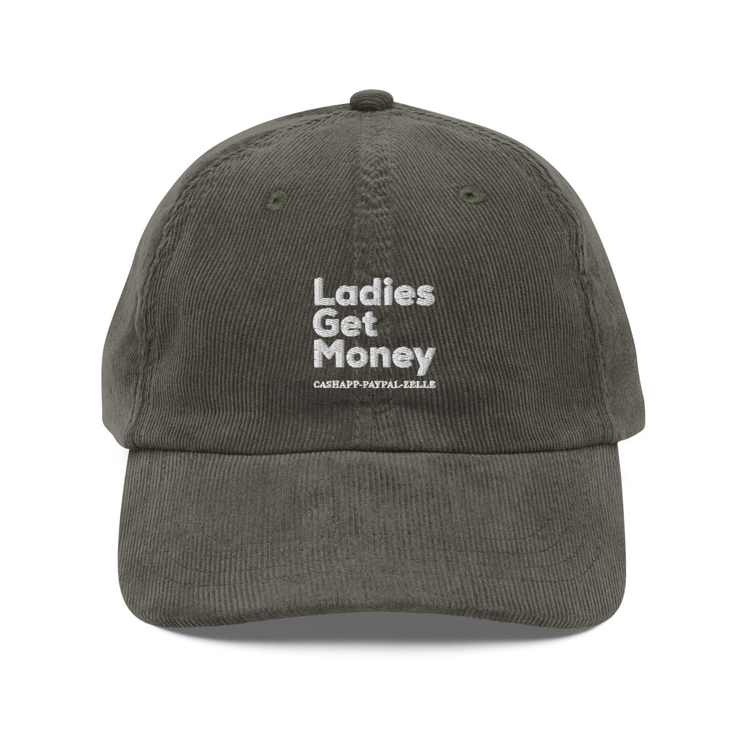 Custom Embroidered Ladies Get Money Unisex Distressed Hat