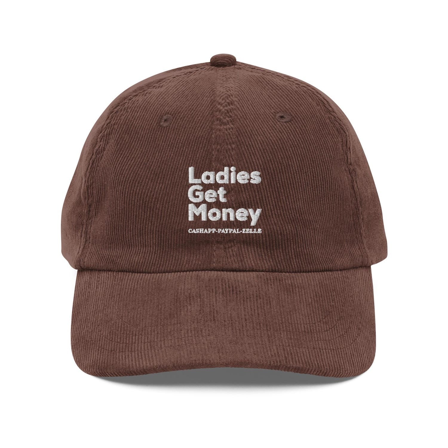 Custom Embroidered Ladies Get Money Unisex Distressed Hat