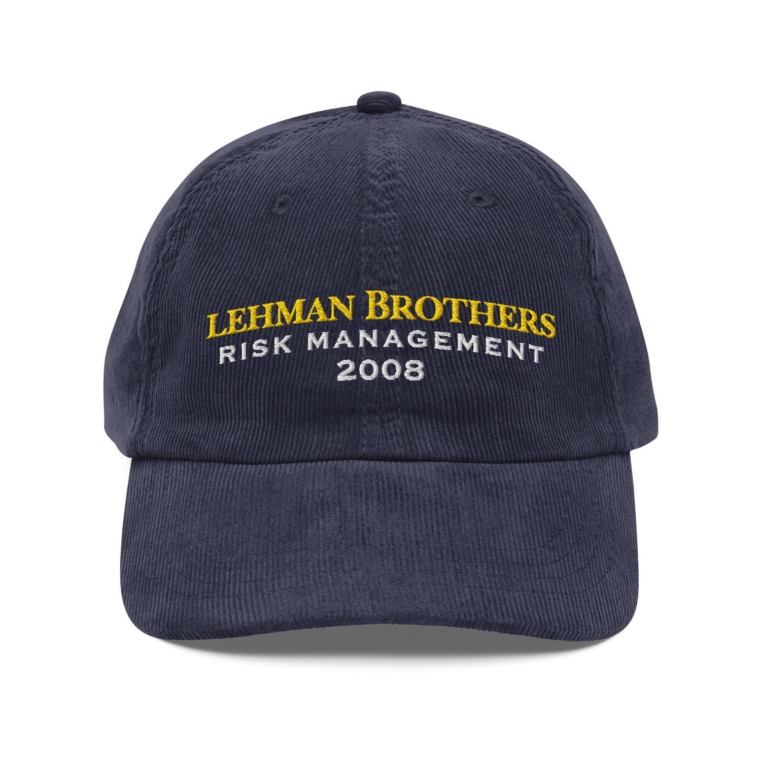 Custom Embroidered Lehman Brothers Risk Management Hat