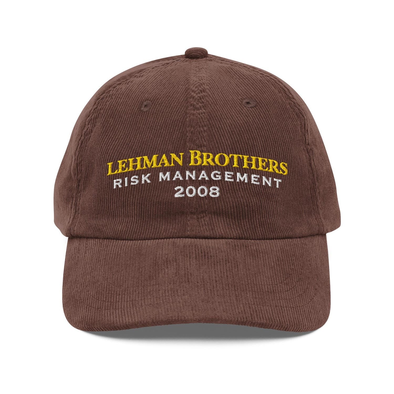 Custom Embroidered Lehman Brothers Risk Management Hat