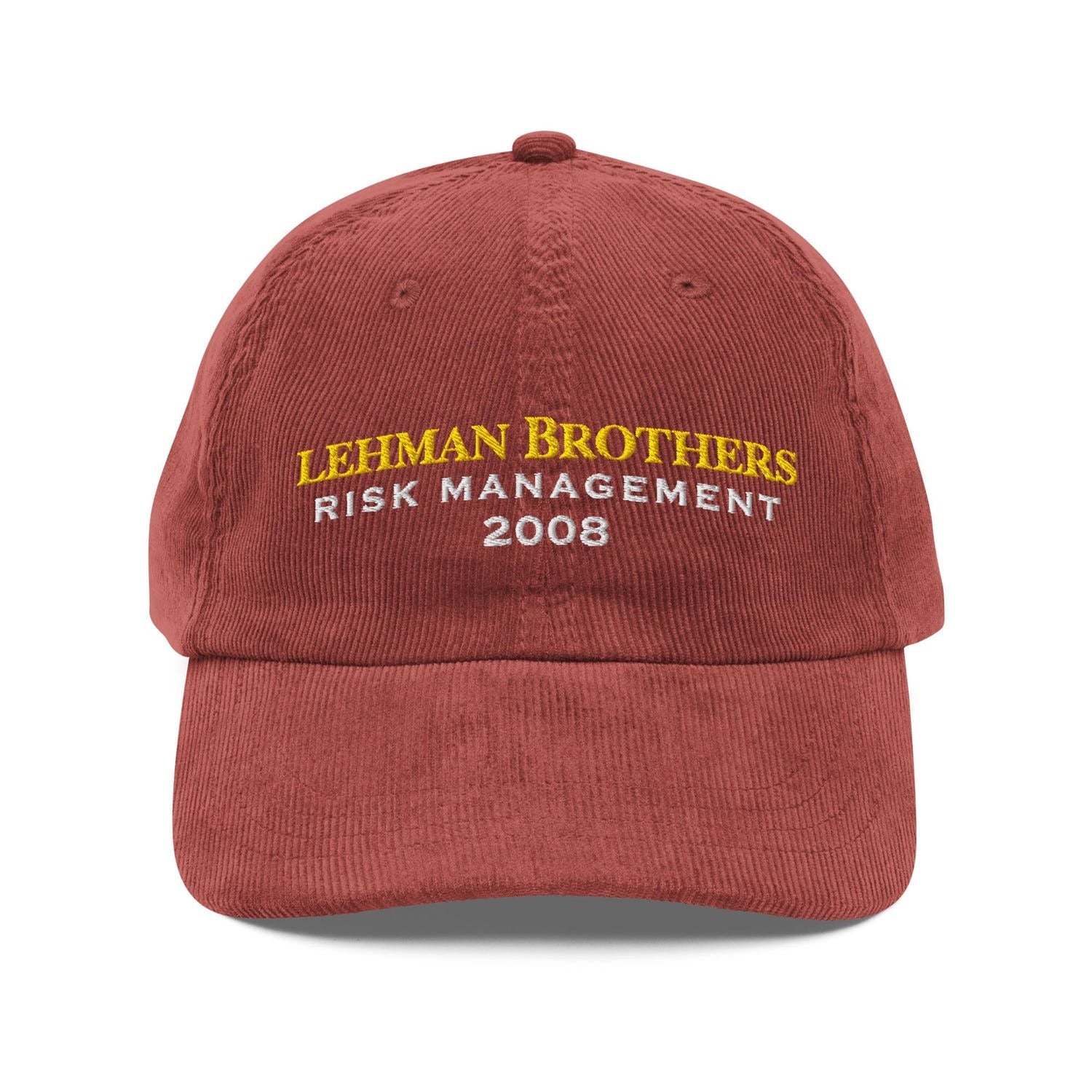 Custom Embroidered Lehman Brothers Risk Management Hat
