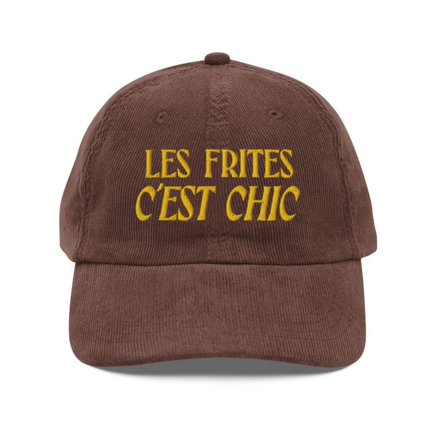 Custom Embroidered Les Frites, C'est Chic Hat