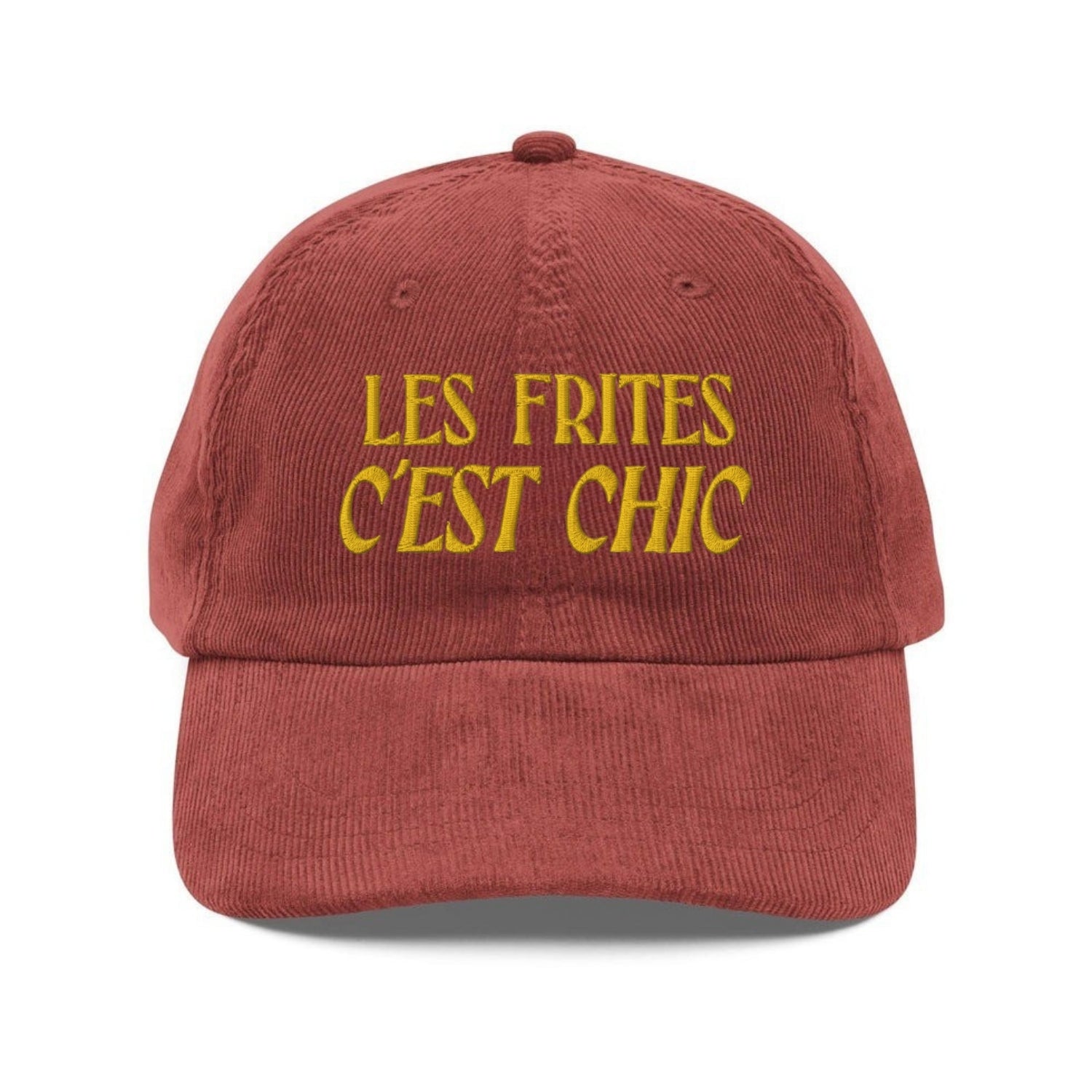 Custom Embroidered Les Frites, C'est Chic Hat