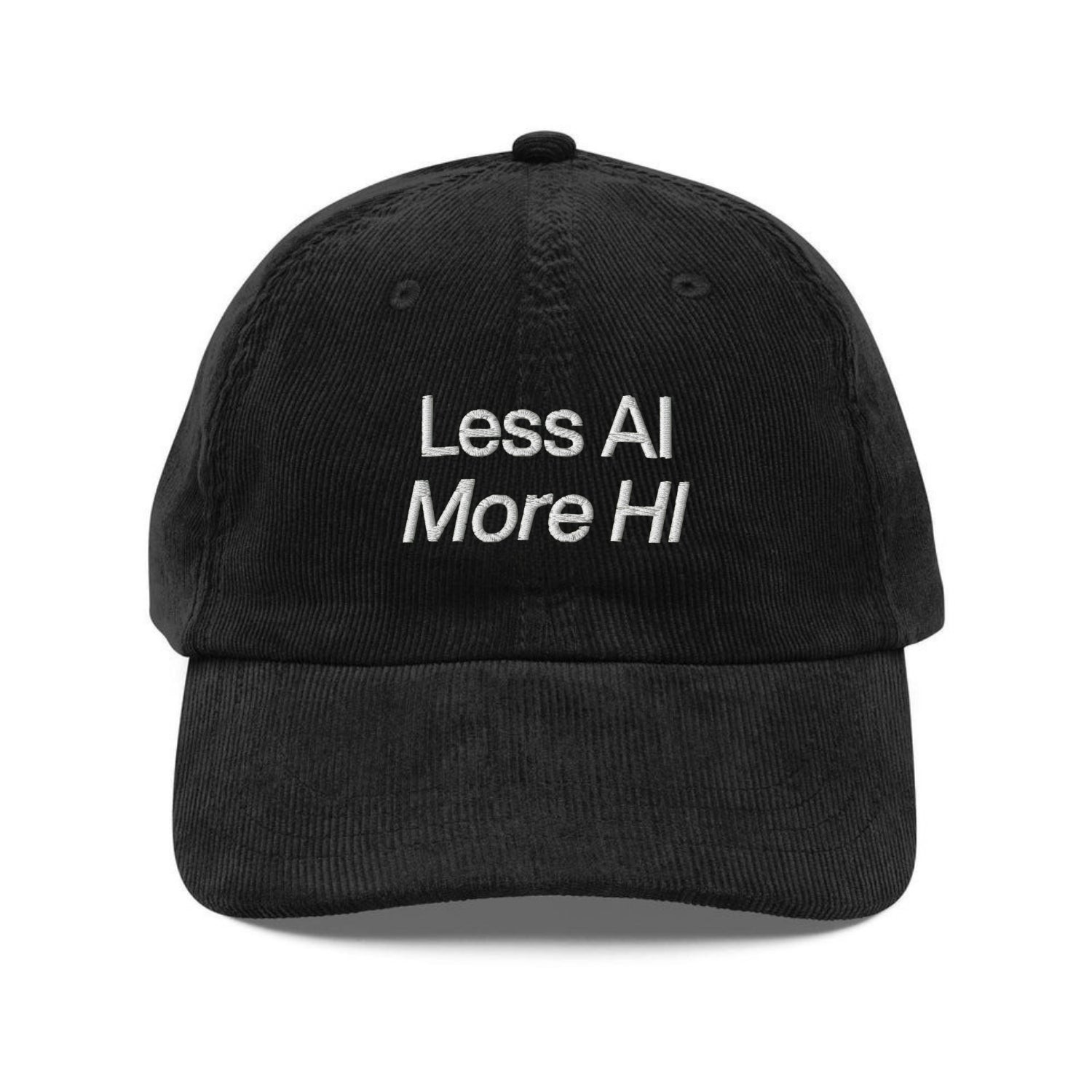 Custom Embroidered Less AI, More HI Hat – GatorHats