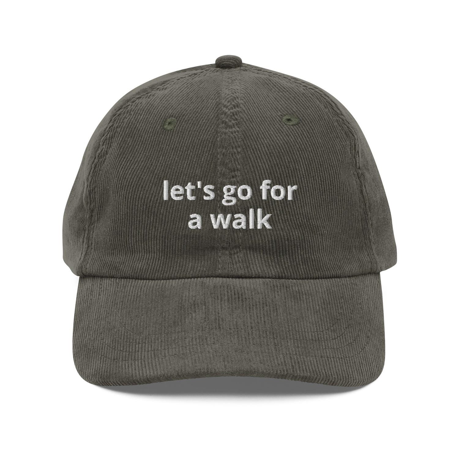 Custom Embroidered Let's Go for a Walk Hat