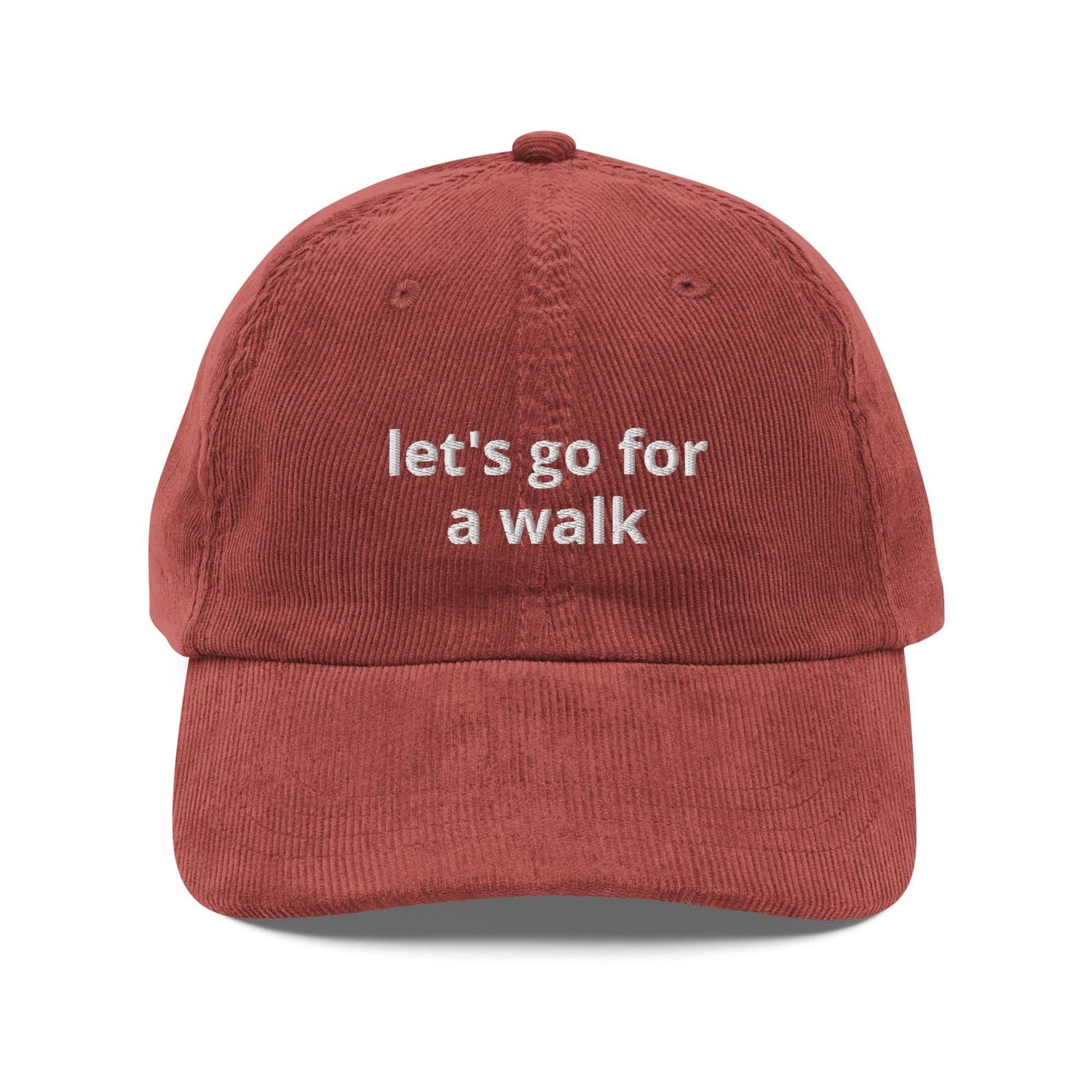 Custom Embroidered Let's Go for a Walk Hat
