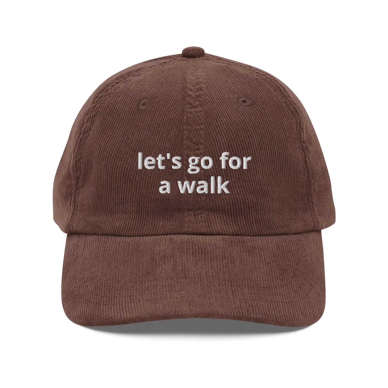Custom Embroidered Let's Go for a Walk Hat