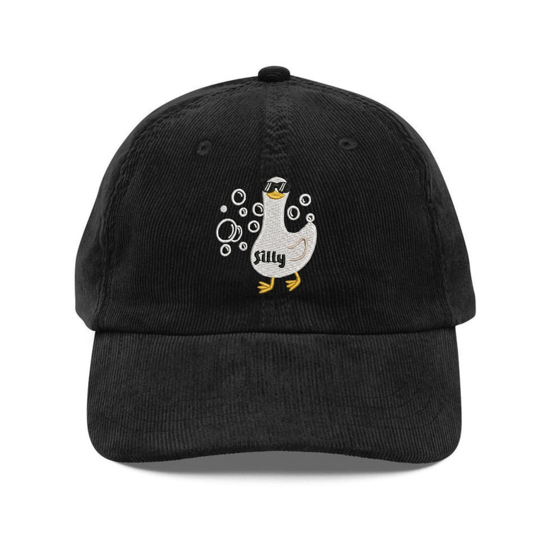 Custom Embroidered Light Blue Silly Goose Hat - Cute Animal Lover Cap