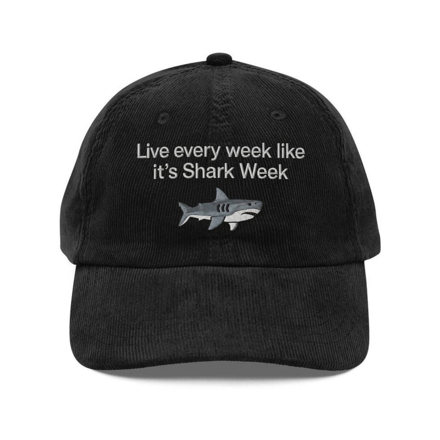 Custom Embroidered Live Every Week Like It's Shark Week Hat