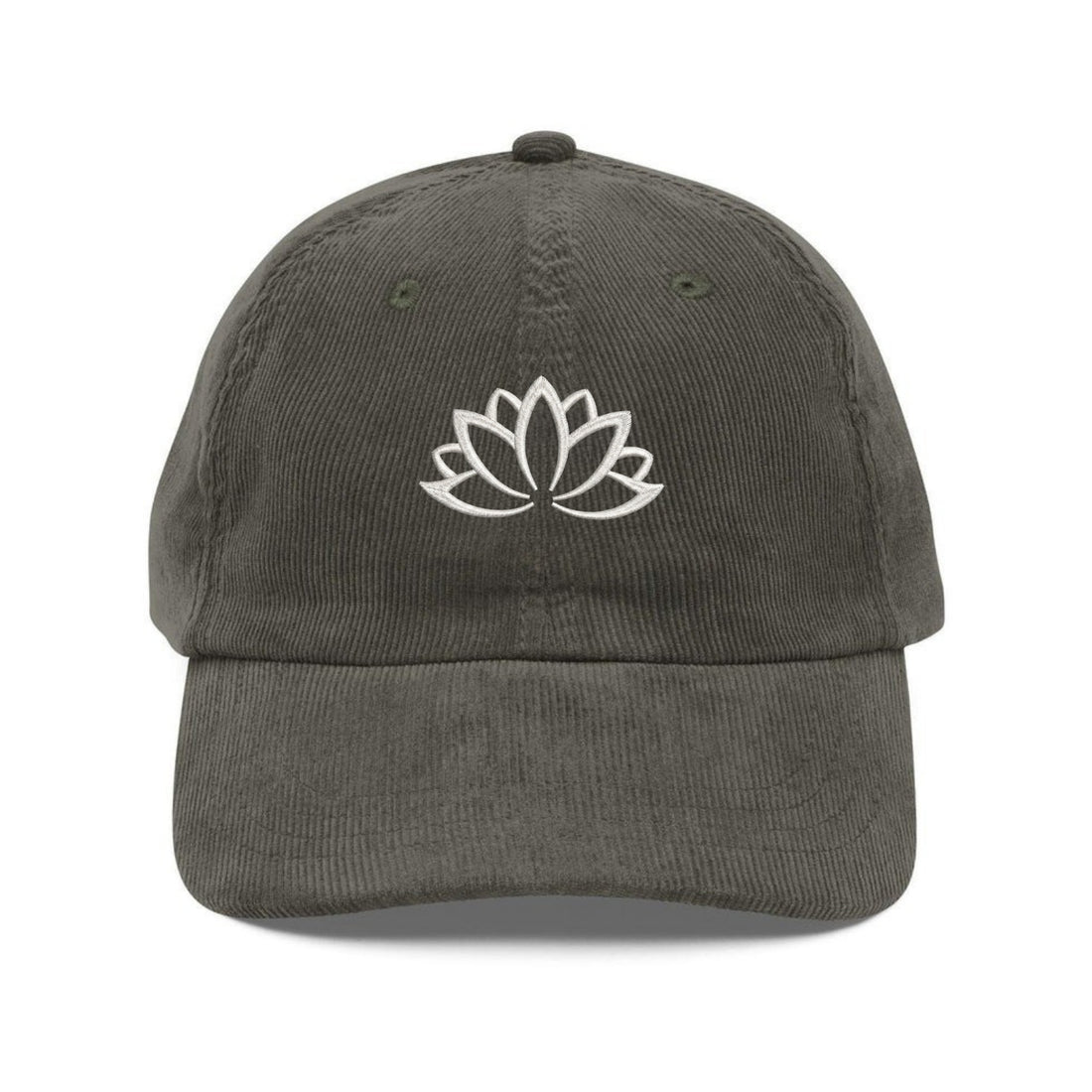 Custom Embroidered Lotus Flower Hat - Yoga Mandala Zen Cap