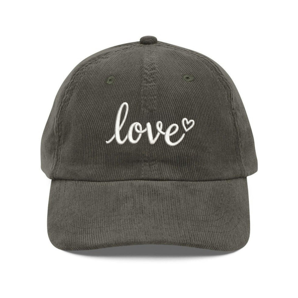 Custom Embroidered Love Heart Hat - Valentine’s Day Couple Cap