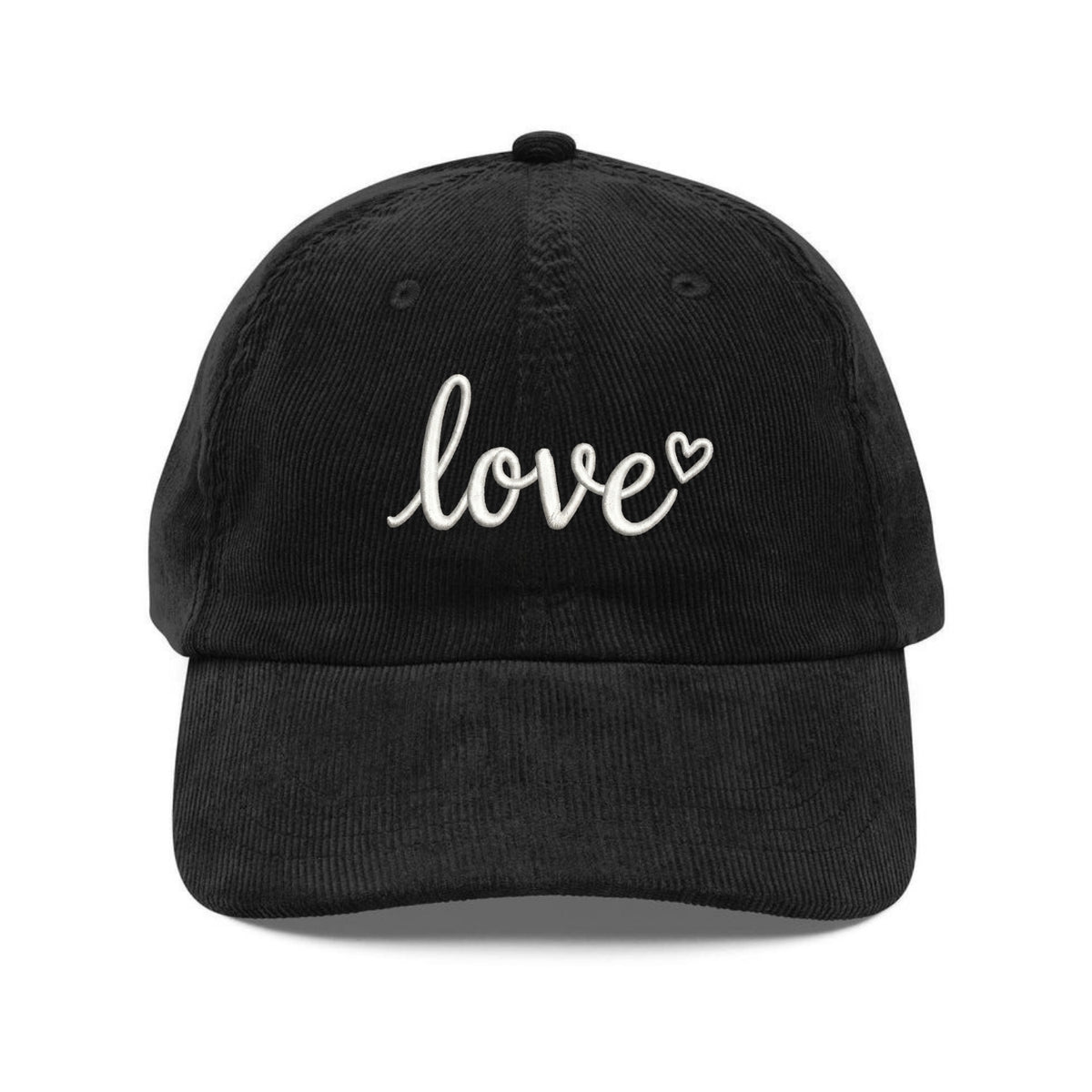 Custom Embroidered Love Heart Hat - Valentine’s Day Couple Cap