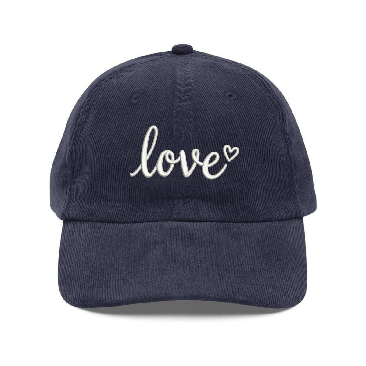 Custom Embroidered Love Heart Hat - Valentine’s Day Couple Cap
