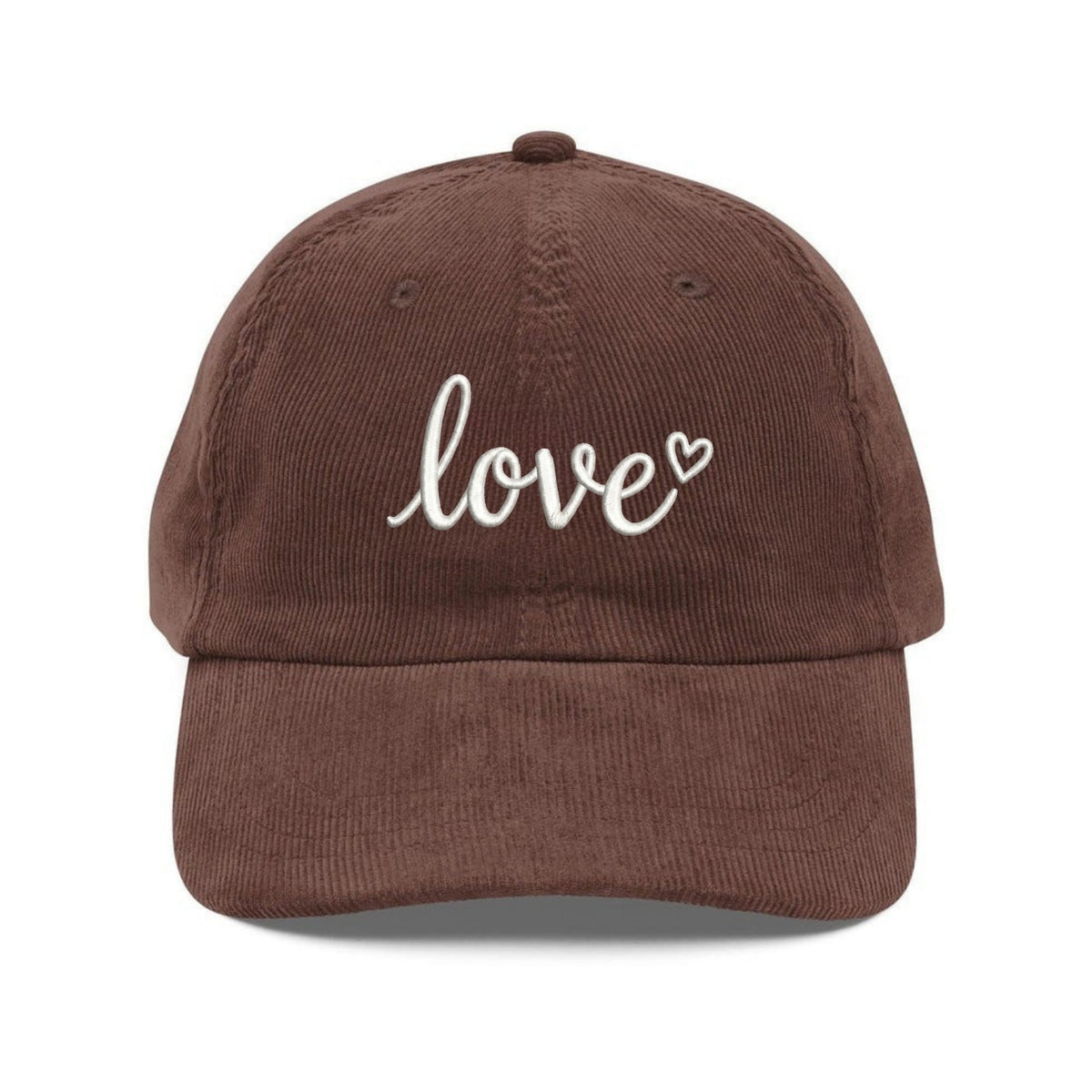 Custom Embroidered Love Heart Hat - Valentine’s Day Couple Cap