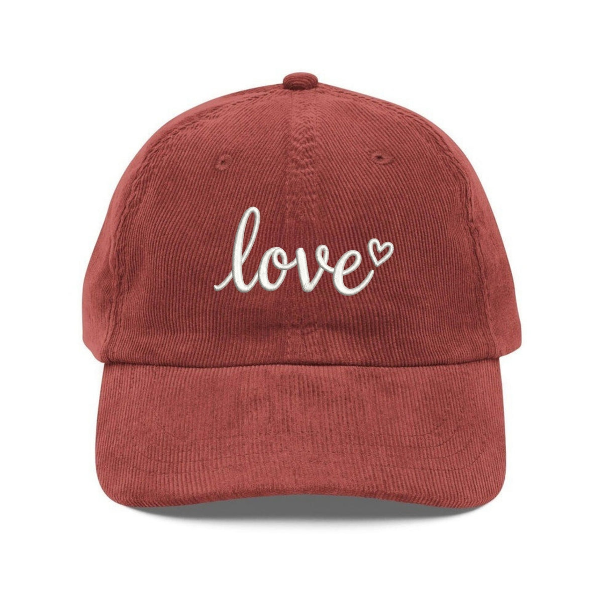 Custom Embroidered Love Heart Hat - Valentine’s Day Couple Cap
