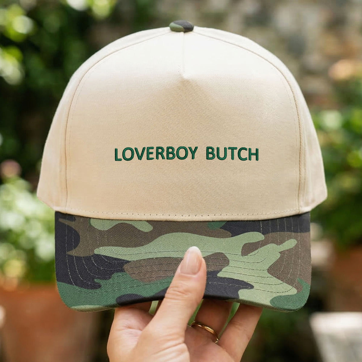 Custom Embroidered LoverBoy Butch Snapback Hat