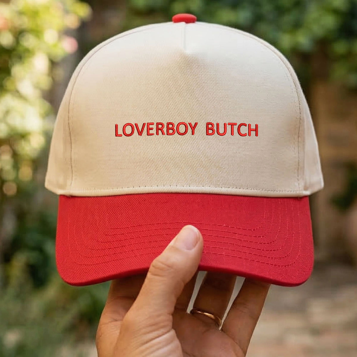 Custom Embroidered LoverBoy Butch Snapback Hat