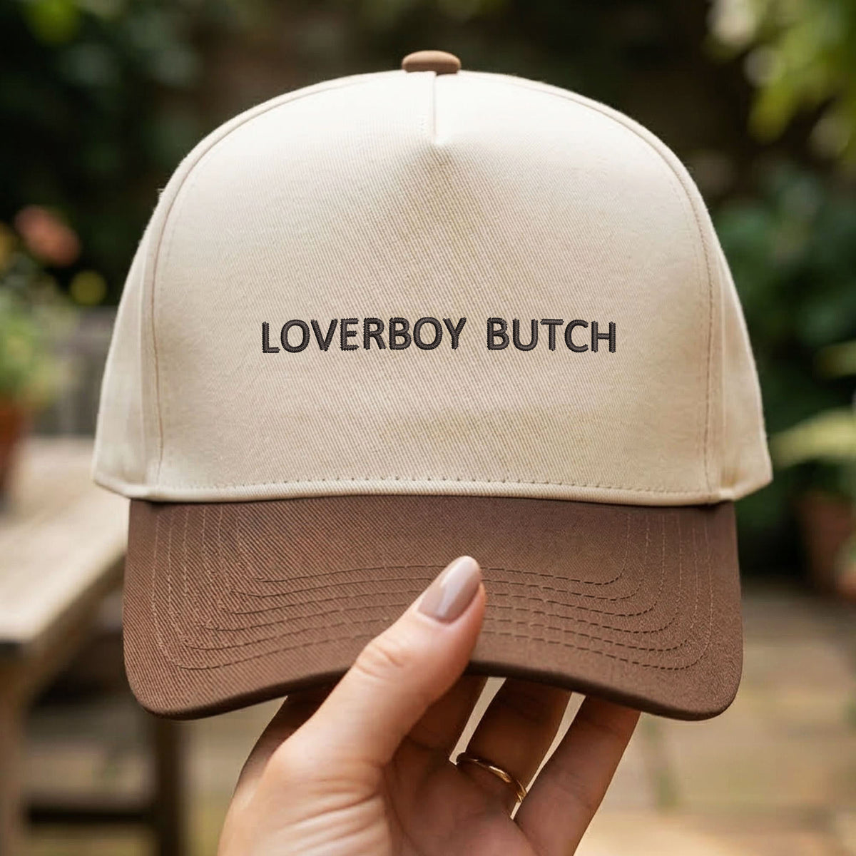 Custom Embroidered LoverBoy Butch Snapback Hat