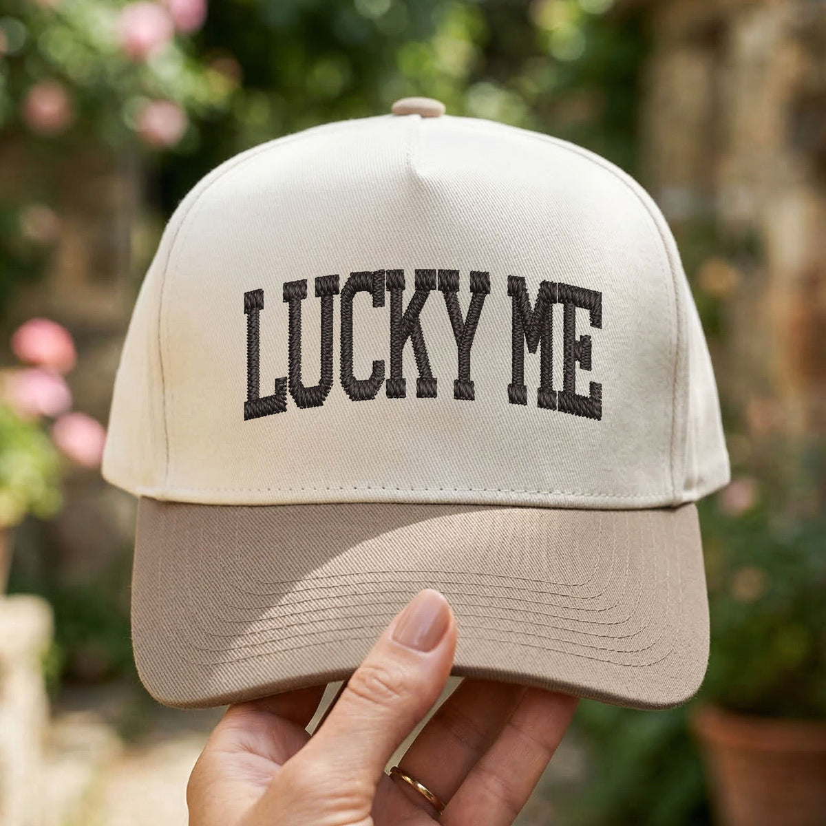 Custom Embroidered Lucky Me Snapback Hat