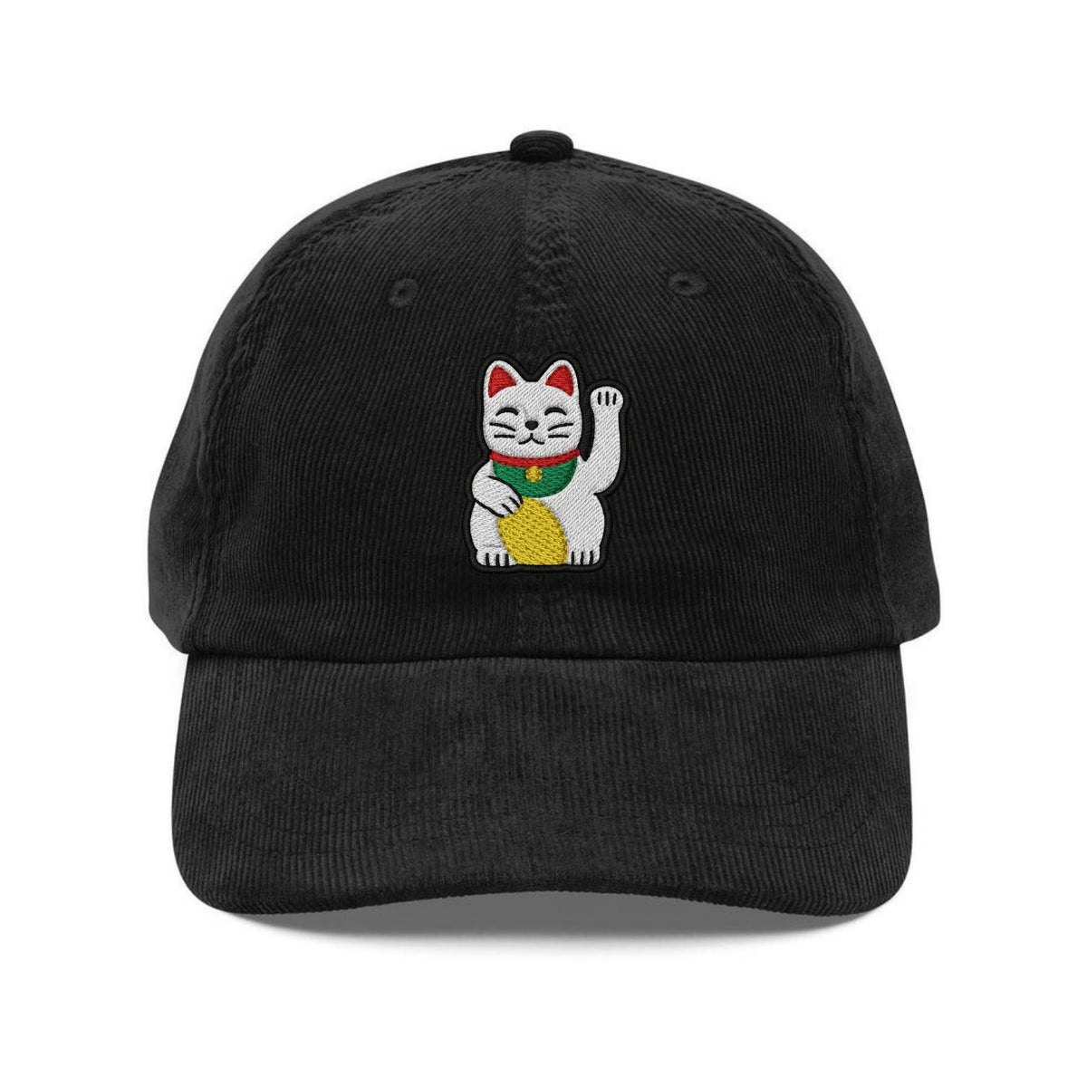 Custom Embroidered Lucky Waving Cat Hat